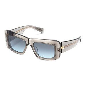 A0960Z New BALMAIN Envie BPS-140C Grey Square Sunglasses Women